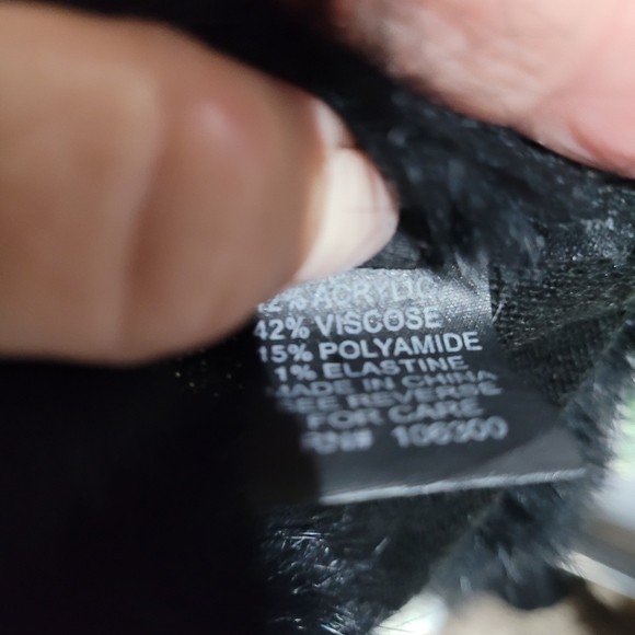 NWT Vintage BETTE SUNG faux fur lined poncho S/M - Picture 4 of 8